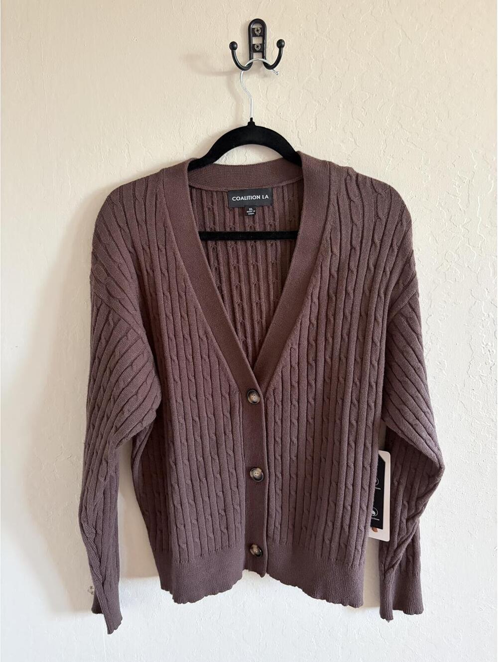 New Coalition LA cardigan sweater